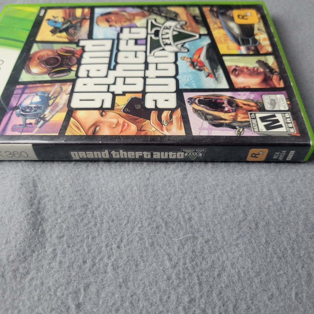 Grand Theft Auto V GTA 5 Xbox 360 Rockstar Games 2-Disc Set with Map Manual - Picture 6 of 6